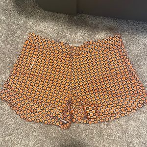 Small Judith March Shorts Orange and Blue